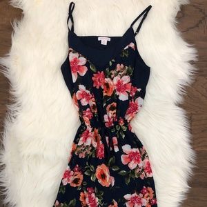 Small Floral Spaghetti Strap Romper